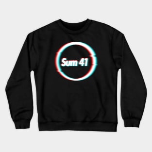 Glitch art - Sum 41 Crewneck Sweatshirt